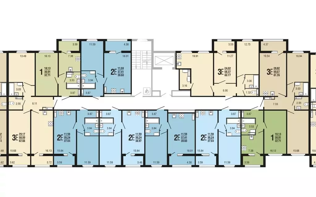 1-к кв. Воронежская область, с. Новая Усмань бул. Художников, 4 (36.97 ... - Фото 2