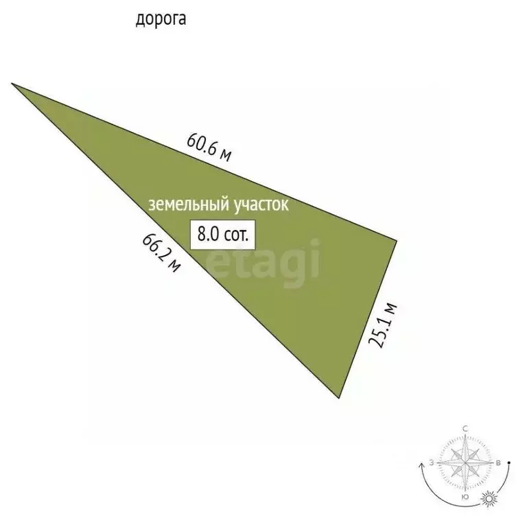 Участок в Крым, Симферопольский район, Перовское с/пос, с. Украинка ... - Фото 2