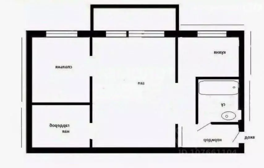 4-к кв. Липецкая область, Липецк ул. Имени Семашко, 21 (61.0 м) - Фото 2