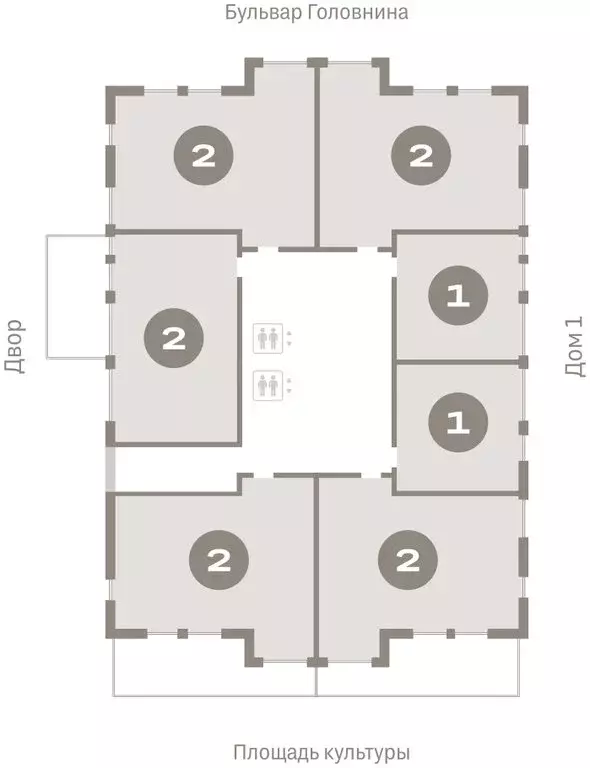 1-комнатная квартира: Санкт-Петербург, Василеостровский район, ЖК ... - Фото 2