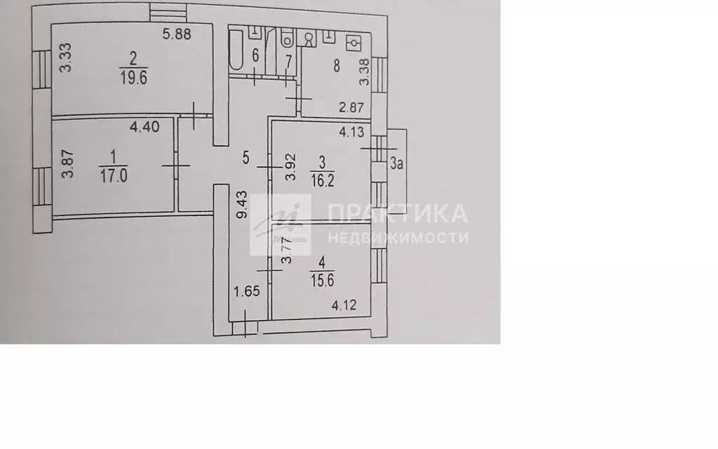 4-к кв. Москва Татарская ул., 14 (105.6 м) - Фото 1