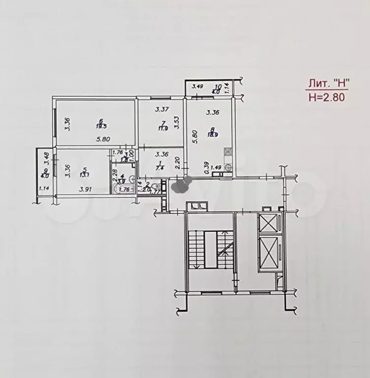 3-к. квартира, 80 м, 16/16 эт. - Фото 0