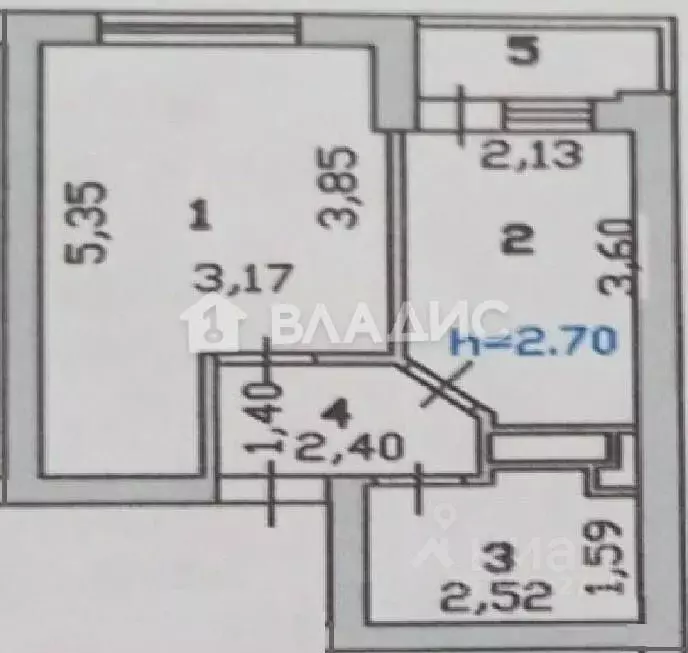 1-к кв. Пензенская область, Пенза Комсомольская ул., 34к2 (28.6 м) - Фото 1