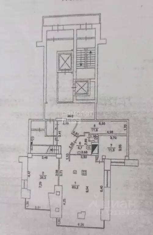 Свободной планировки кв. Челябинская область, Челябинск ул. Братьев ... - Фото 2