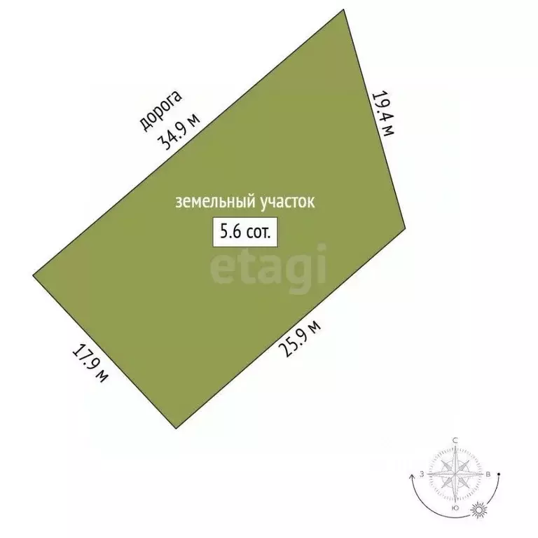 Участок в Крым, Феодосия муниципальный округ, Орджоникидзе пгт, Ветка ... - Фото 2