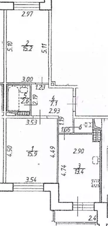 2-к кв. Ленинградская область, Кудрово г. Всеволожский район, ... - Фото 2