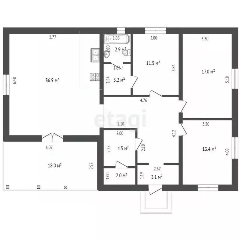 Дом в Ханты-Мансийский АО, Сургут Черемушки СТ, 9-я линия (135 м) - Фото 1