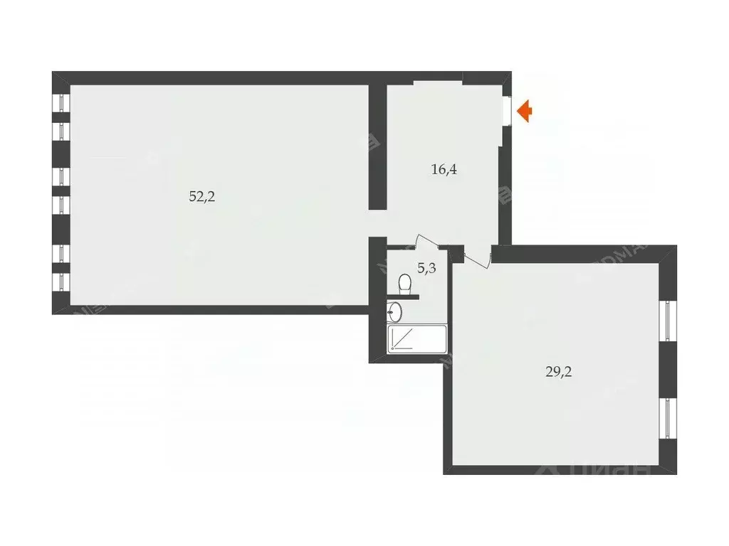 Офис в Санкт-Петербург Фурштатская ул., 17 (103 м) - Фото 2