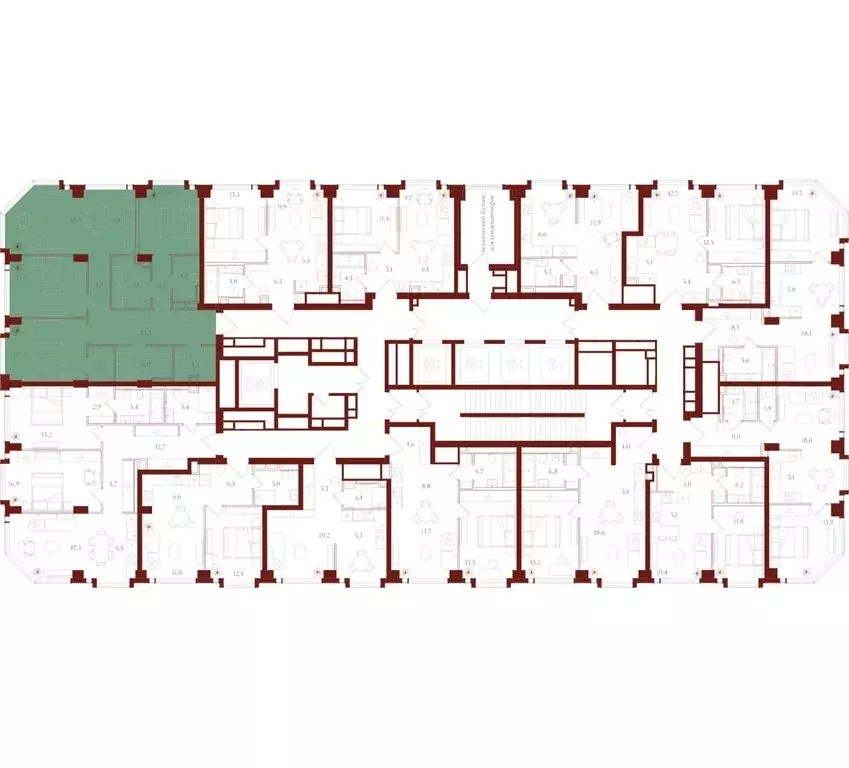 3-комнатная квартира: Москва, ЖК Аура (107.6 м) - Фото 2