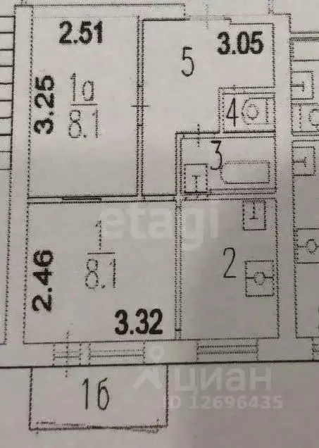 1-к кв. Москва Ельнинская ул., 22К1 (30.3 м) - Фото 1