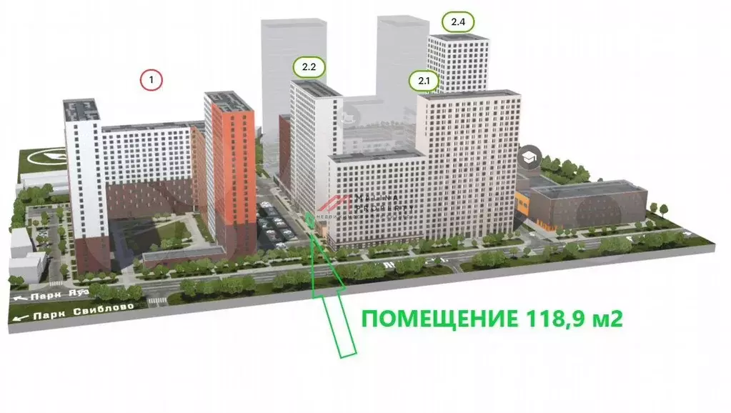 Аренда торгового помещения в ЖК  Кольская 8 - Фото 0
