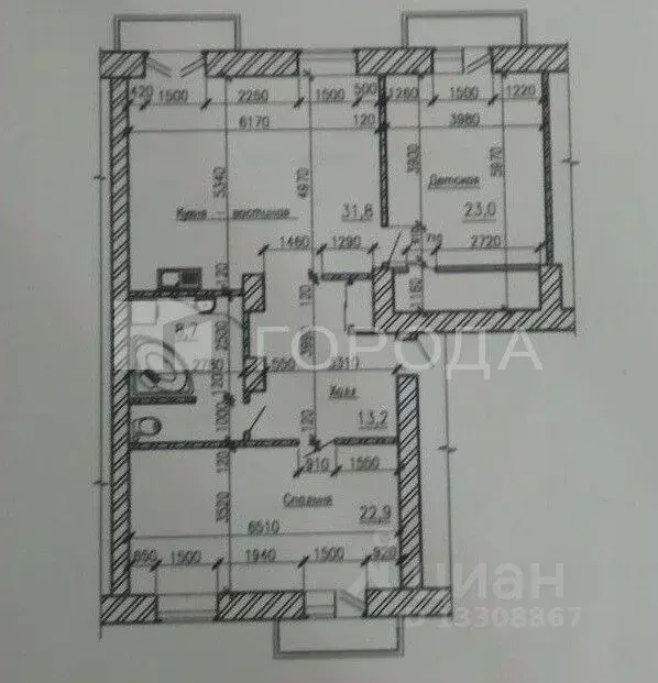 3-к кв. Кемеровская область, Новокузнецк ул. Кутузова, 1 (106.0 м) - Фото 2