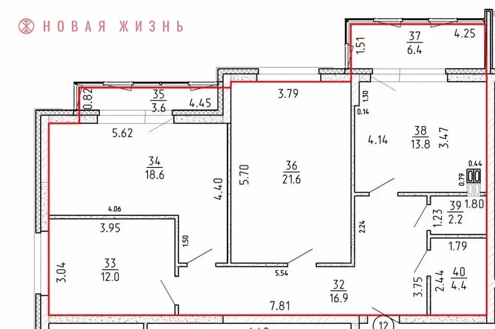 3-к кв. Самарская область, Самара проезд 4-й, 8А (89.5 м) - Фото 0