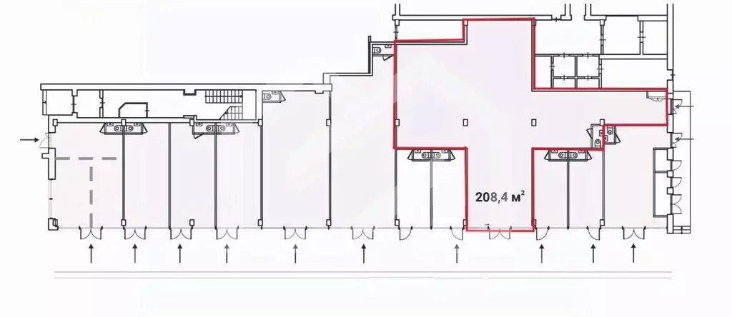 Помещение свободного назначения в Москва Коровинское ш., 1А (208 м) - Фото 2