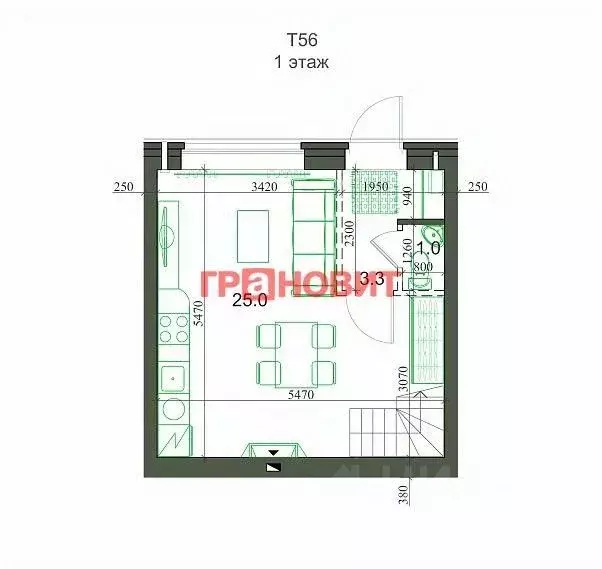 Таунхаус в Новосибирская область, Новосибирский район, Мичуринский ... - Фото 1