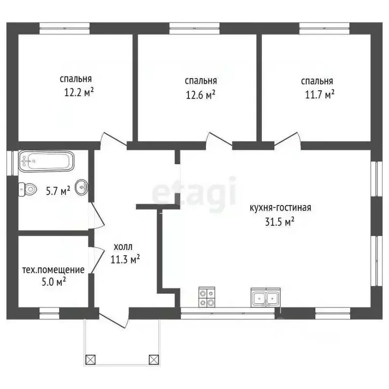 Дом в Московская область, Серпухов проезд 3-й Дачный, 7 (120 м) - Фото 2