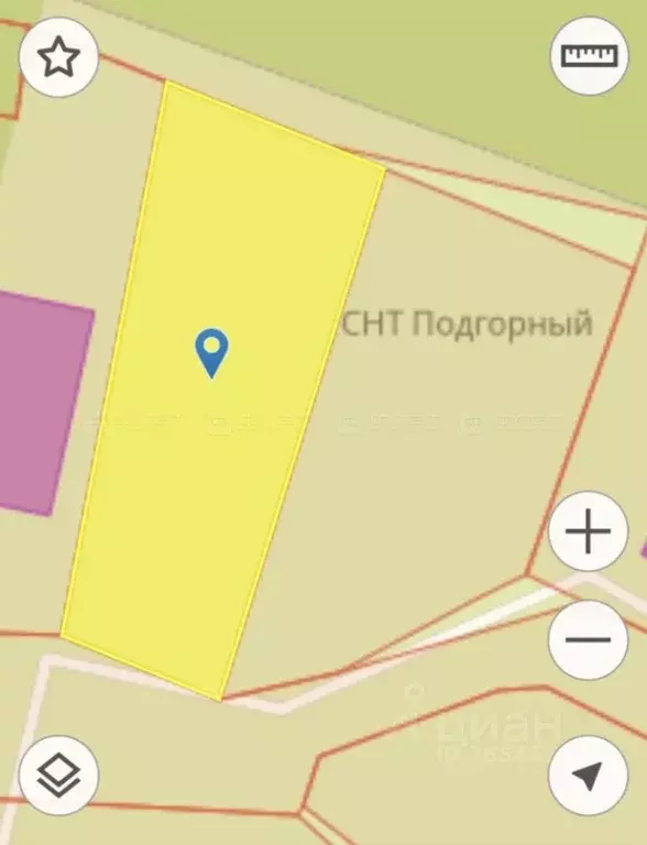 Участок в Татарстан, Казань Подгорный СНТ, 344 (3.4 сот.) - Фото 2