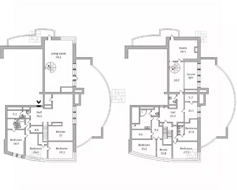 6-к кв. Москва Ленинский просп., 116К1 (500.0 м) - Фото 2