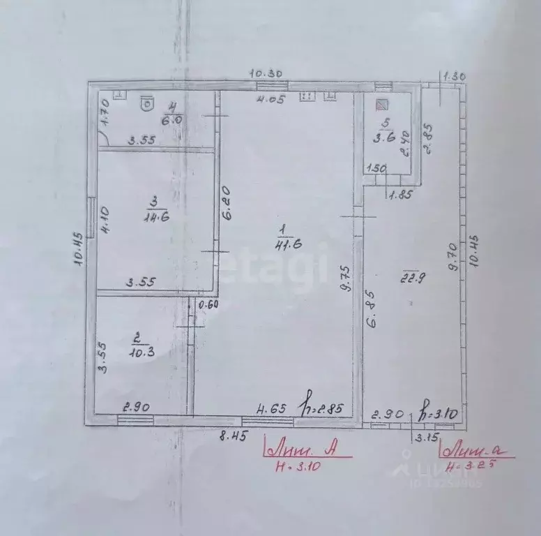 Дом в Липецкая область, Добровский муниципальный округ, с. Кореневщино ... - Фото 2