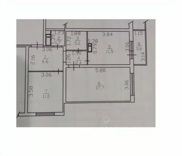 2-к кв. Краснодарский край, Анапа ул. Адмирала Пустошкина, 22к4 (57.7 ... - Фото 2