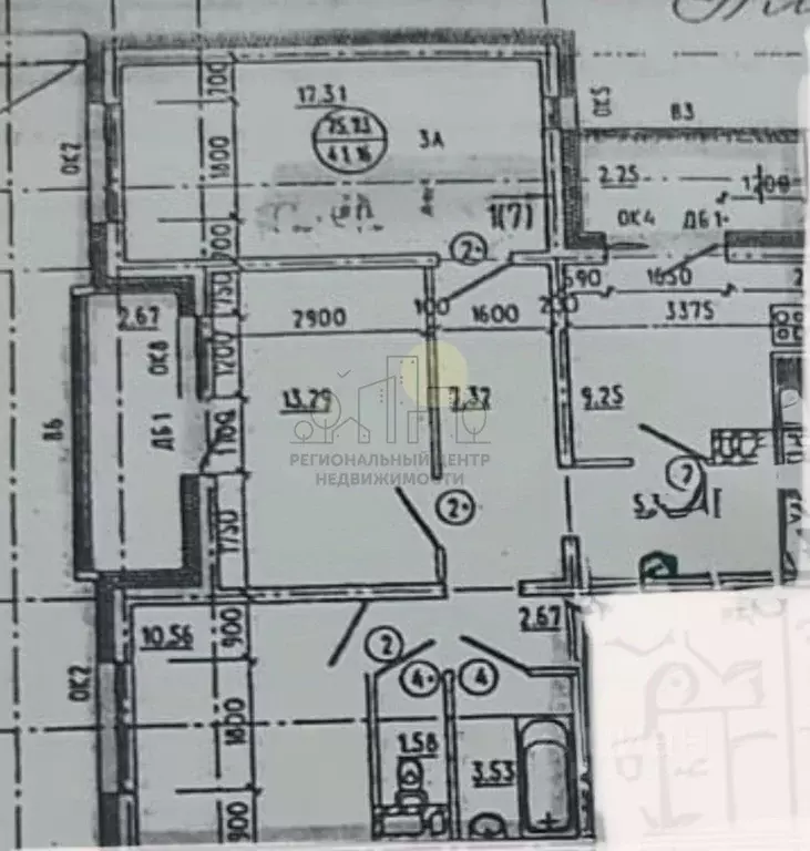 3-к кв. Иркутская область, Иркутск ул. Баррикад, 62/10 (70.0 м) - Фото 2