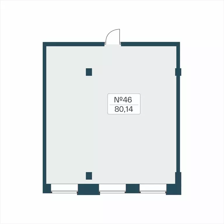 Помещение свободного назначения (80.14 м) - Фото 2