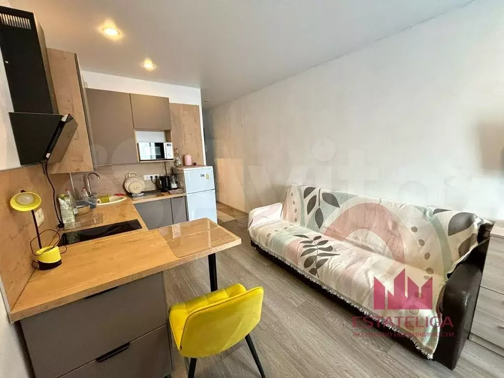 Квартира-студия, 22 м, 8/9 эт. - Фото 1