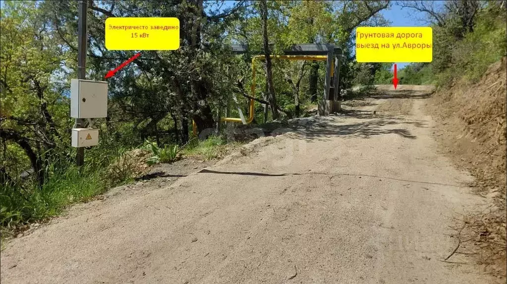 Участок в Крым, Ялта городской округ, Восход пгт ул. Наташинская (1.0 ... - Фото 0
