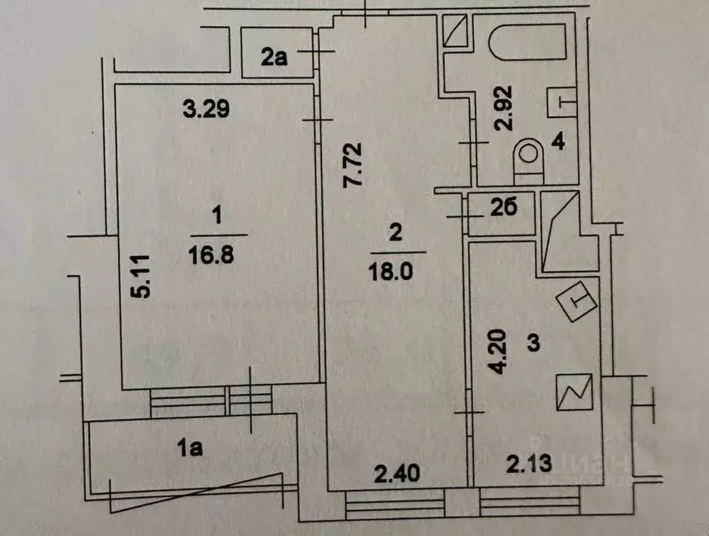 2-к кв. Москва 3-я Филевская ул., 8к4 (49.9 м) - Фото 1