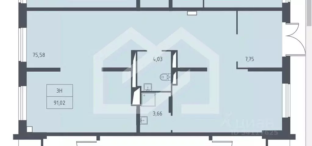 Торговая площадь в Москва ул. Аэростатная, 6к4 (91 м) - Фото 2