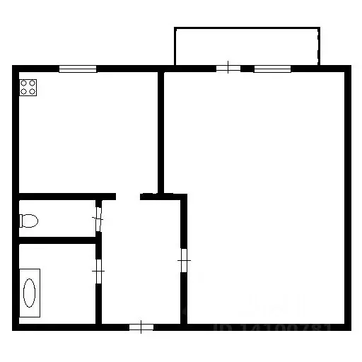 1-к кв. Омская область, Омск ул. Ватутина, 24 (36.0 м) - Фото 1