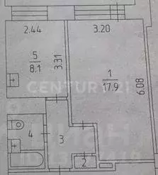 1-к кв. Пермский край, Пермь ул. Крисанова, 26А (34.9 м) - Фото 1