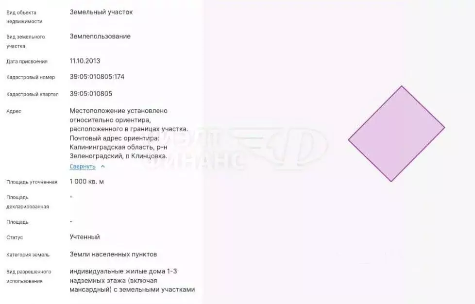 Участок в Калининградская область, Зеленоградск ул. Золотистая, 6А ... - Фото 2