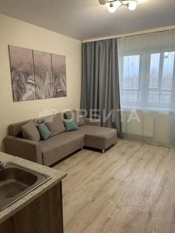 Студия Тюменская область, Тюмень ул. Мельникайте, 2к11 (24.0 м) - Фото 1