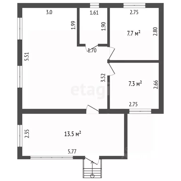 Дом в Калужская область, Мосальский муниципальный округ, с. Дашино ул. ... - Фото 1