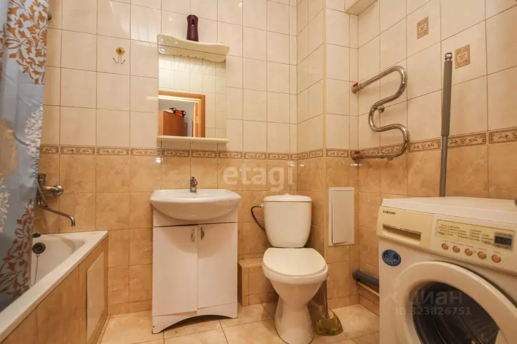 1-к кв. Тюменская область, Тюмень Солнечный проезд, 25 (44.5 м) - Фото 1