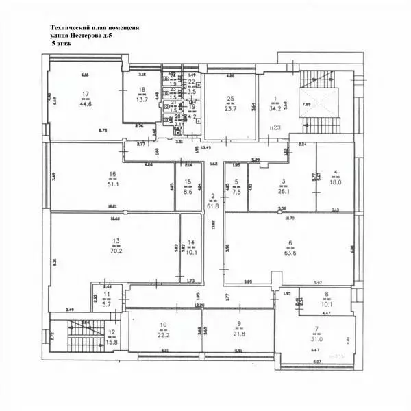 Офис в Нижегородская область, Нижний Новгород ул. Нестерова, 5 (1007 ... - Фото 1