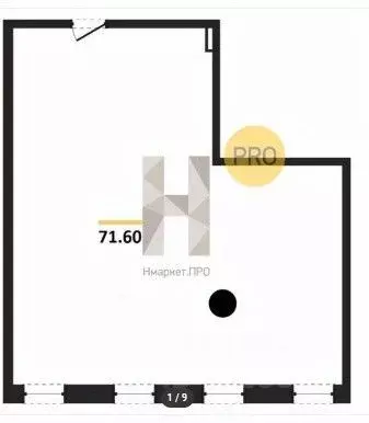 Торговая площадь в Москва Рязанский просп., 26С24а (71 м) - Фото 0