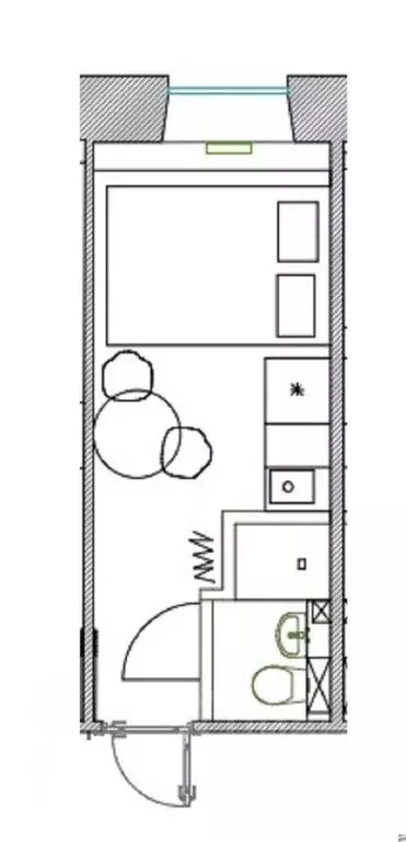 Квартира, студия, 12 м - Фото 1