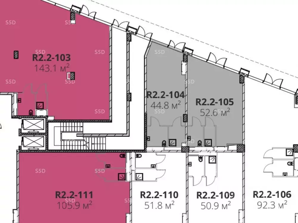 Торговая площадь в Москва ул. Нижние Мневники, 37АС17 (105 м) - Фото 2