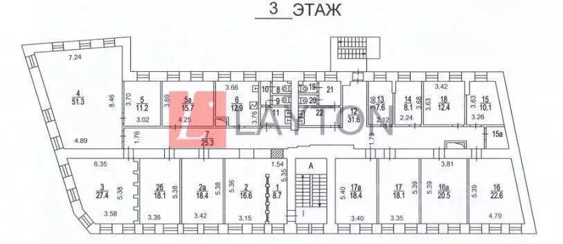 Офис в Москва Пятницкая ул., 55/25С4 (393 м) - Фото 1