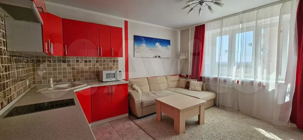 1-к. квартира, 46,4 м, 6/9 эт. - Фото 1