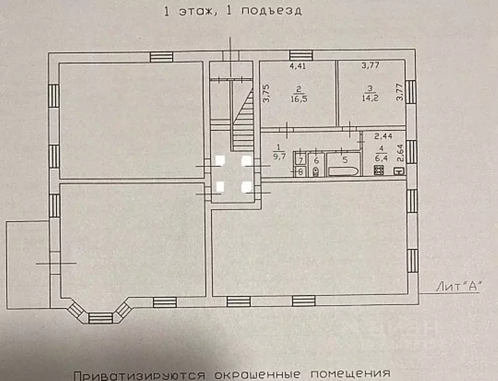 Комната Ленинградская область, Кировск Краснофлотская ул., 8 (16.5 м) - Фото 1