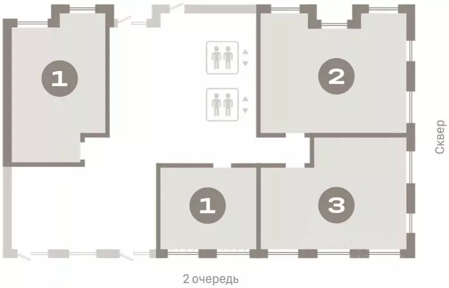 3-к кв. Новосибирская область, Новосибирск ул. Аэропорт, 88 (86.16 м) - Фото 1