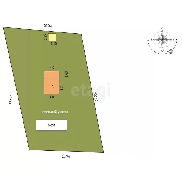 Дом в Орловская область, Орел Строитель-1 СТ, 96 (20 м) - Фото 2