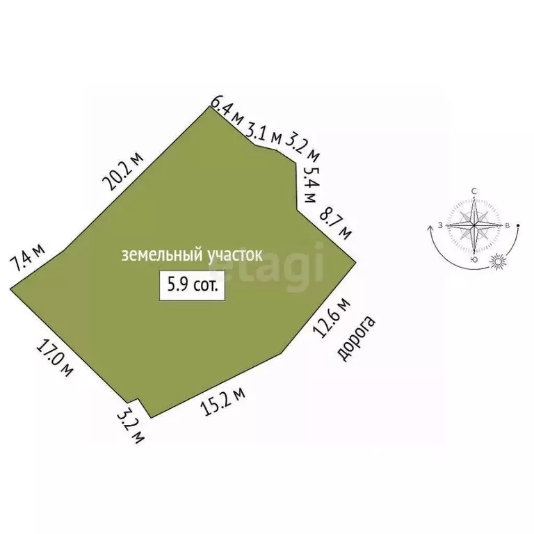 Участок в Крым, Ялта ул. Горького (6.0 сот.) - Фото 2
