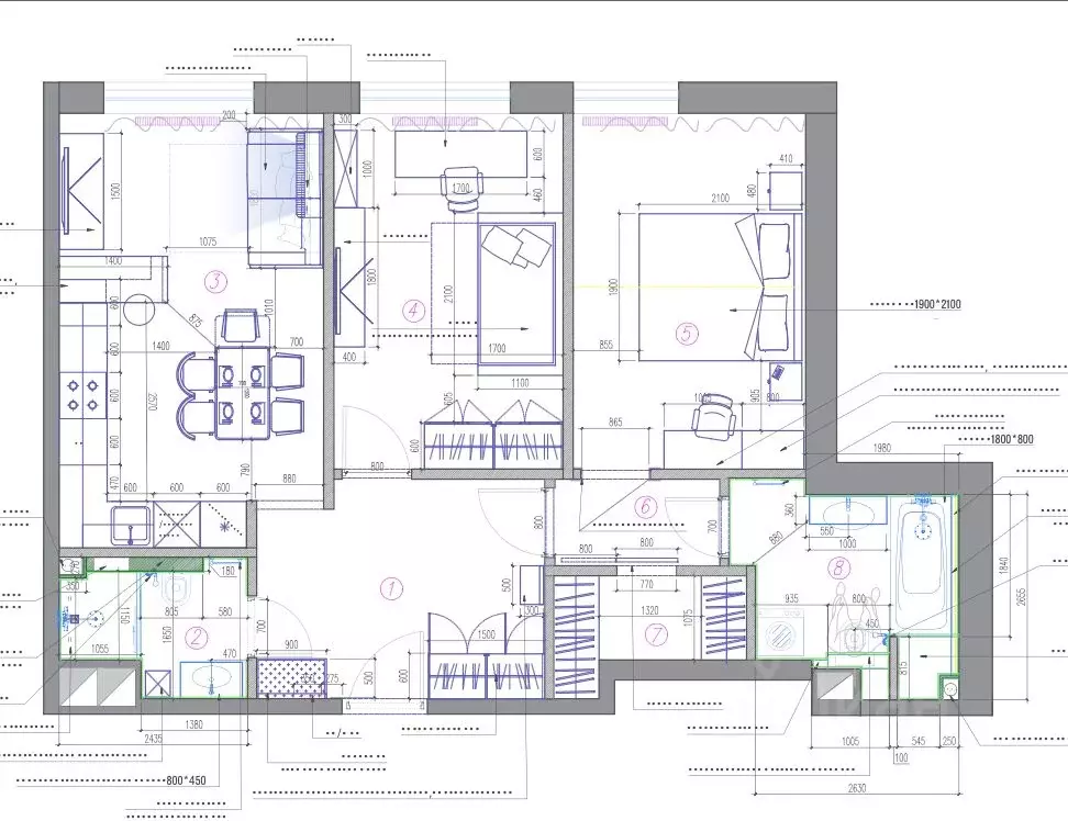 2-к кв. Москва Шелепихинская наб., 34к4 (75.0 м) - Фото 2