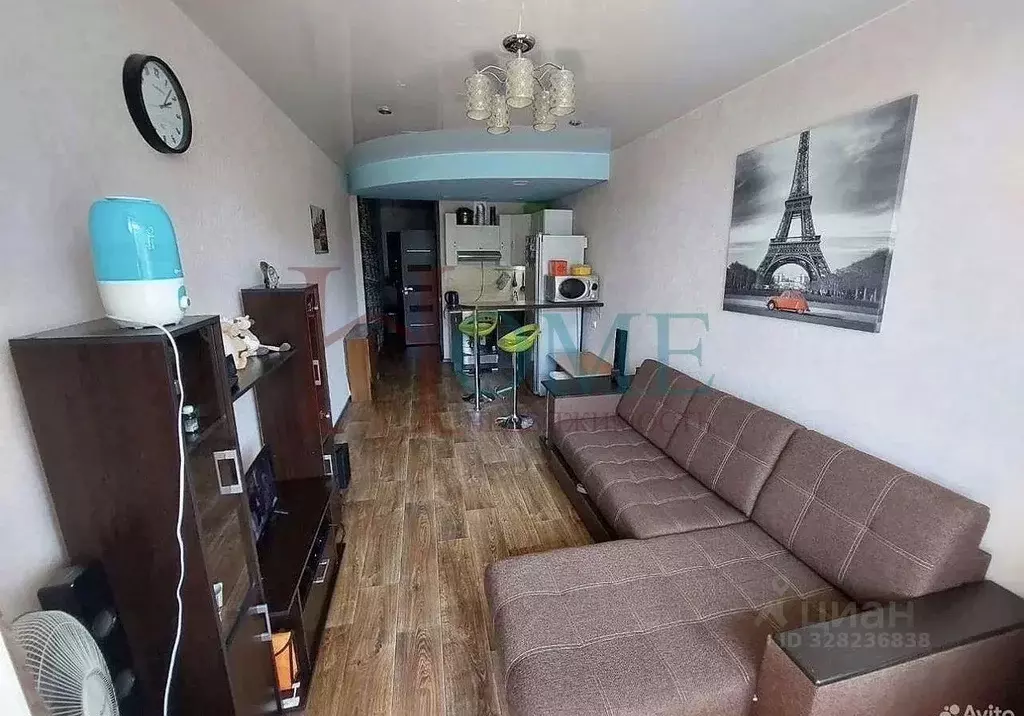 Студия Новосибирская область, Новосибирск ул. Есенина, 12к2 (25.0 м) - Фото 1