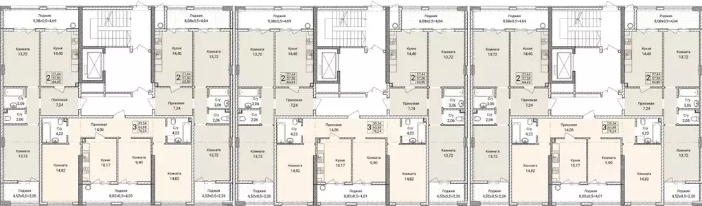 2-к кв. Севастополь ул. Братьев Манганари, 30к1 (64.45 м) - Фото 1