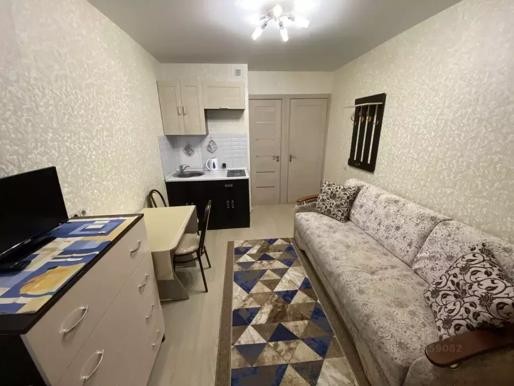 Студия Московская область, Домодедово Южный мкр, ул. Курыжова, 18 ... - Фото 1